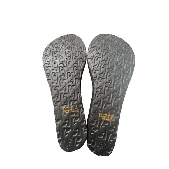 Flojos NWT Womens Sz 10 4.5" Wedge Sandals With Leopard Print Straps - Picture 6 of 6